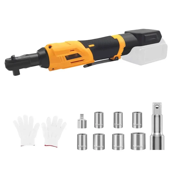 for Dewalt 20V Battery Cordless Actuator Set, 400 RPM 3/8" Power Ratchet Wrench with Variable Speed Trigger, Replacement DCF513B - Image 3