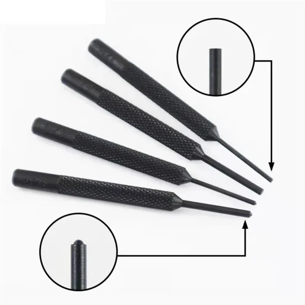 Roll Pin Punch Set with Steel Punch Double-Faced Hammer Gunsmithing Punch Tools Portable Durable Hand Tool Set 29*21*5.7cm - Image 2